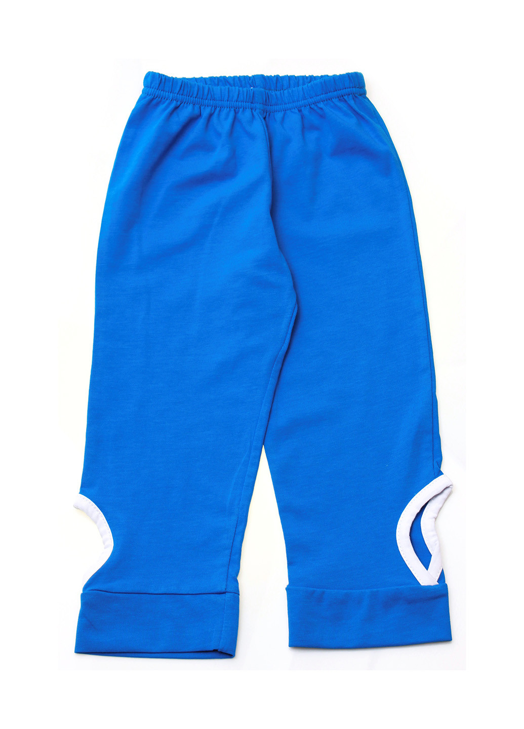 Синие кэжуал демисезонные прямые брюки Валери-Текс