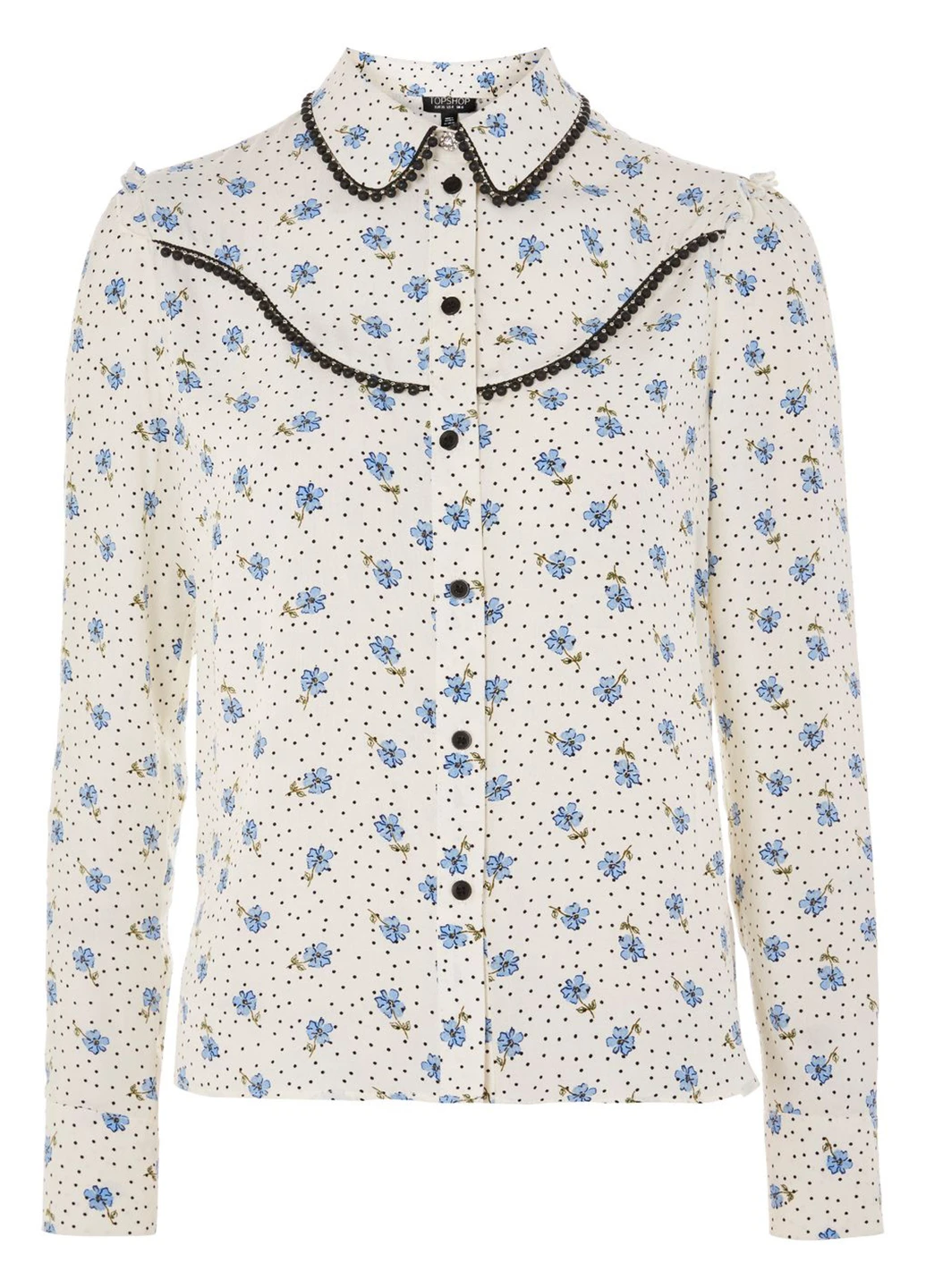 Молочна блузка Topshop