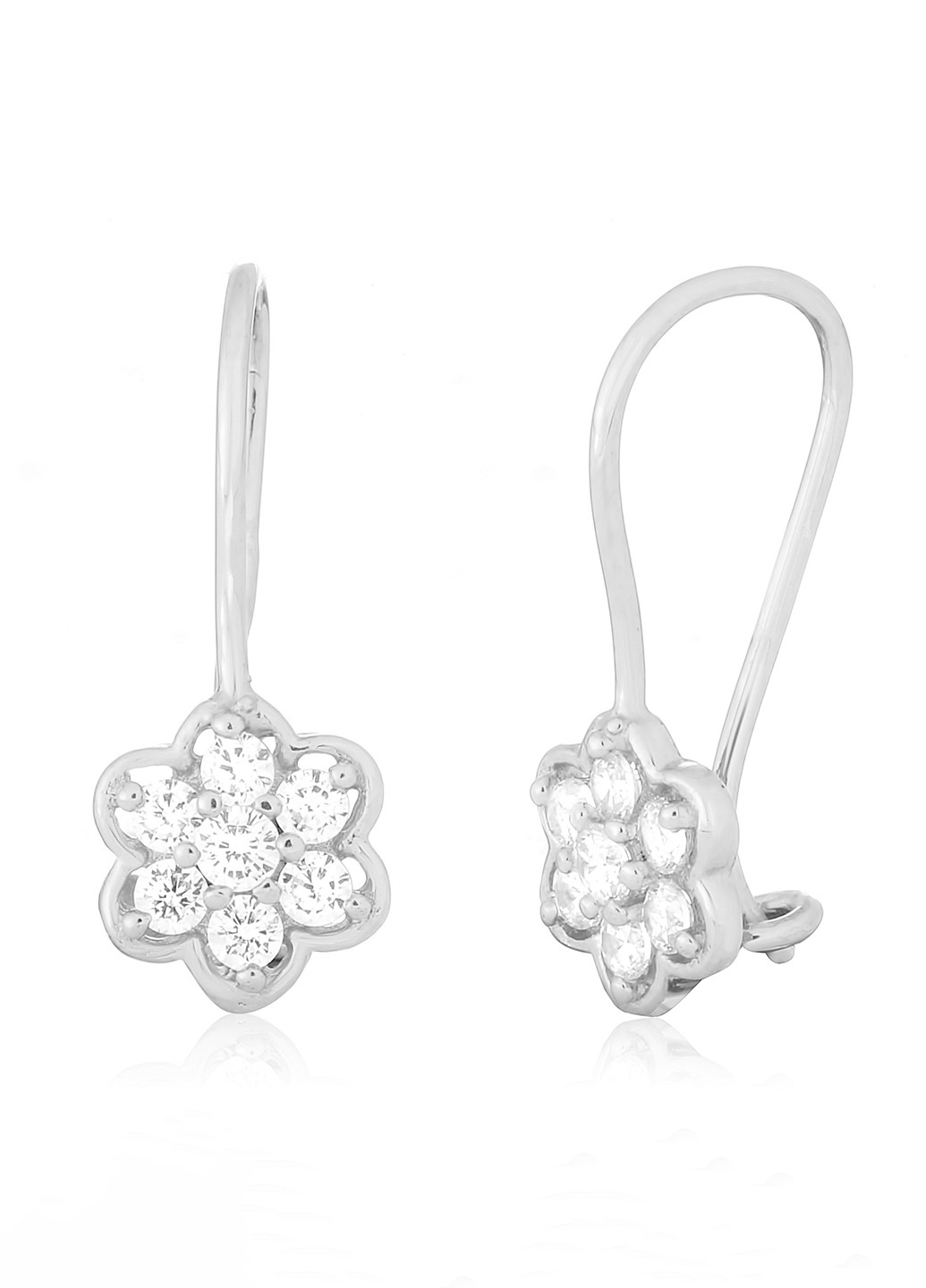 Срібні сережки з фіанітами с2ф / 269 Silvex925 (201169768)