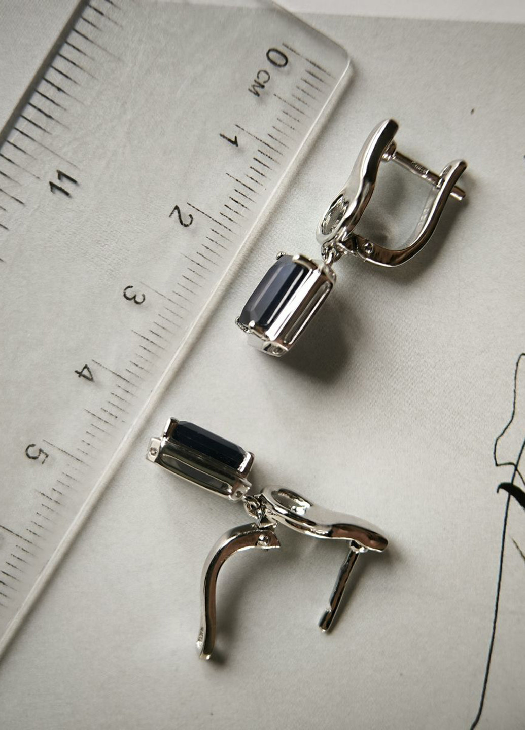 Сережки Silver Flame (354214470)