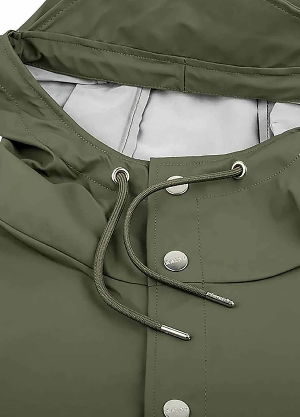 Куртка 1202-OLIVE Rains Long Jacket Green (368082461)