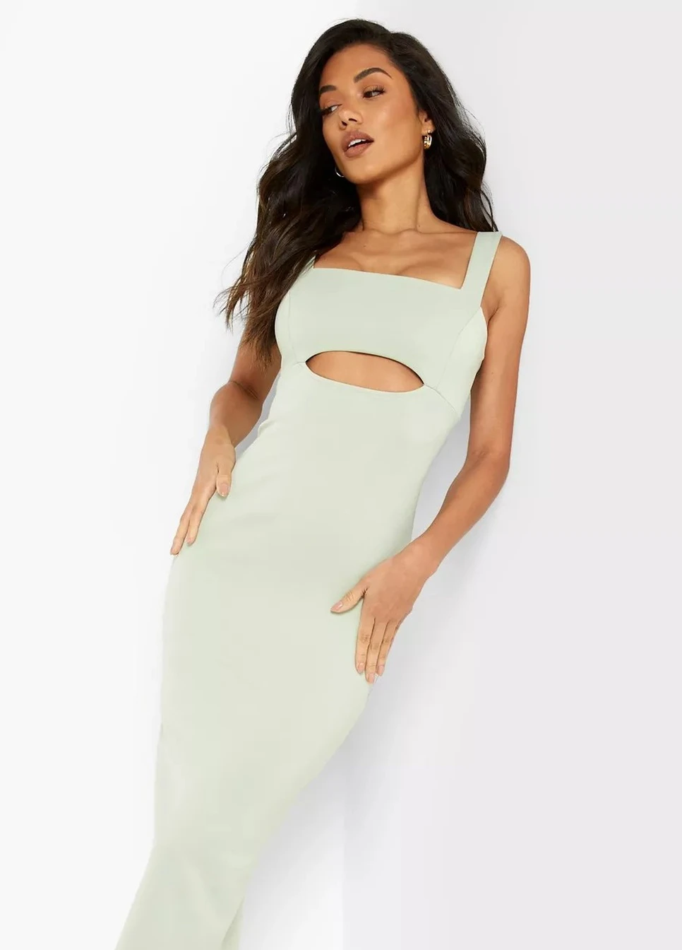 Оливкова (хакі) сукня Boohoo