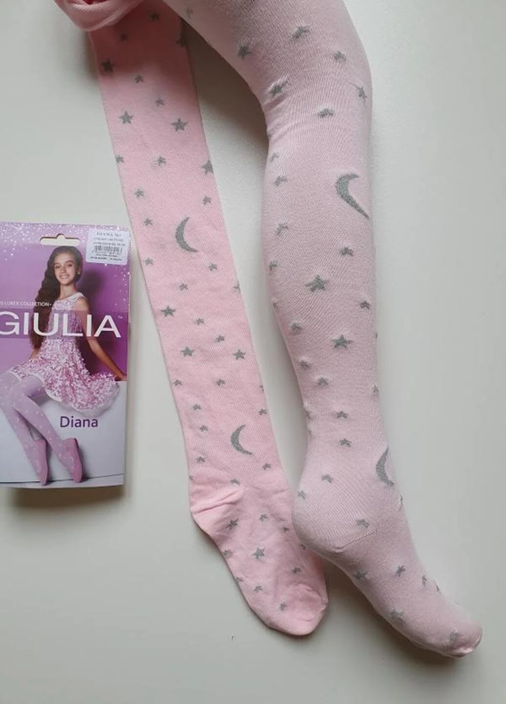 Колготи дитячі DIANA (1)-pearl-140-146 Giulia DIANA (1) (252897595)