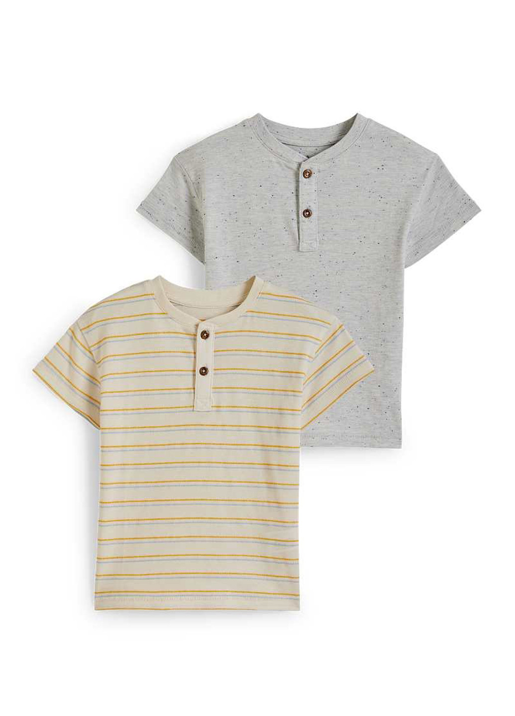 Комбінована літня футболка (2 шт.) C&A