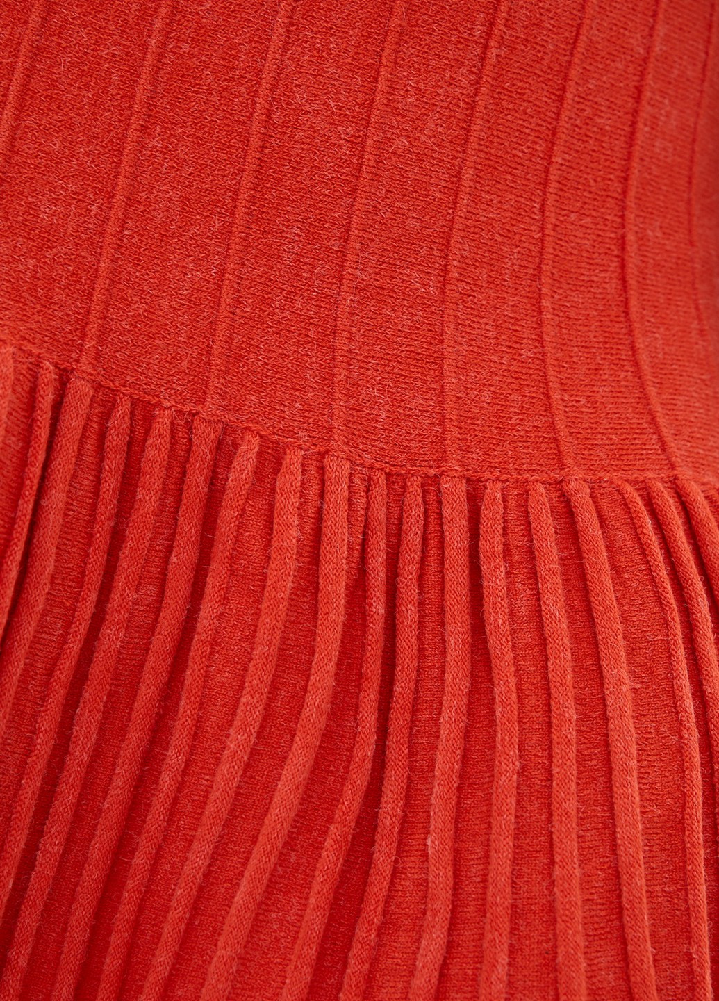Терракотовая однотонная юбка Sewel
