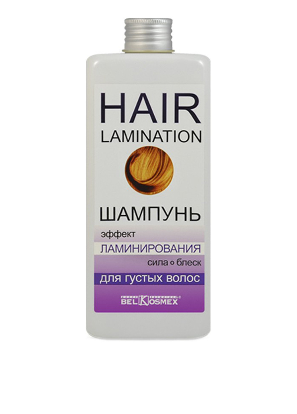 Шампунь з ефектом ламінування для густого волосся, 230 г BelKosmex (75100887)