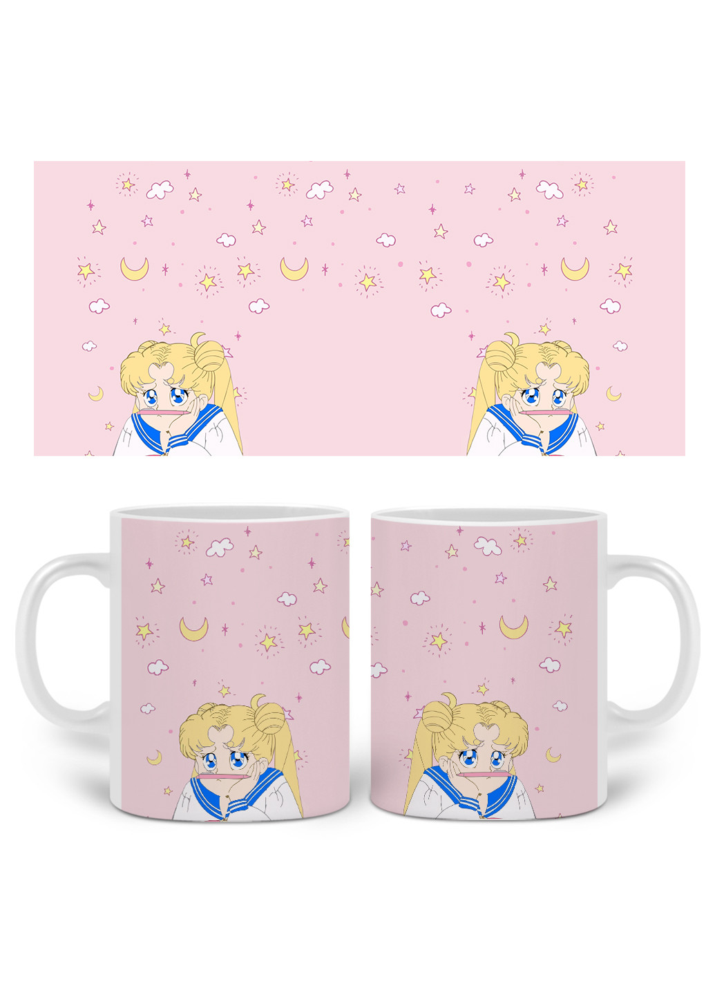 Кружка Сейлор Мун (Sailor Moon) 330 мл горнятко керамічне (20259-2912) MobiPrint (224806117)