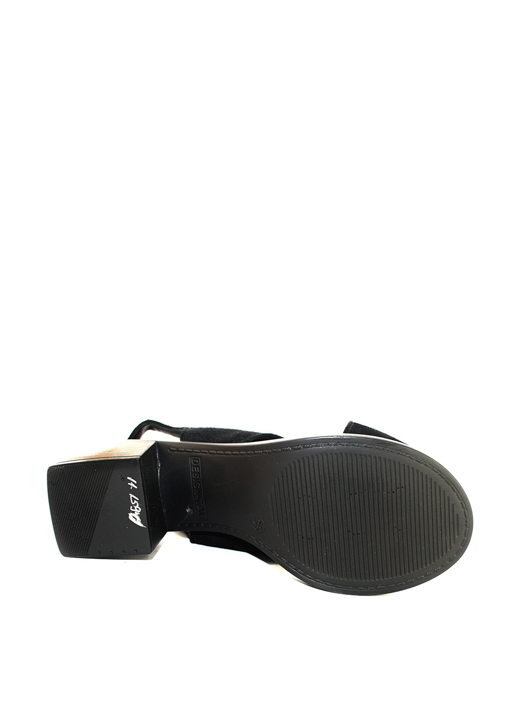 Черные босоножки No Brand без застежки