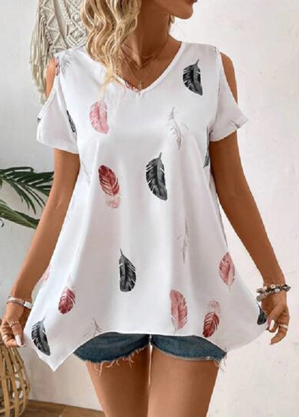 Біла блуза SHEIN