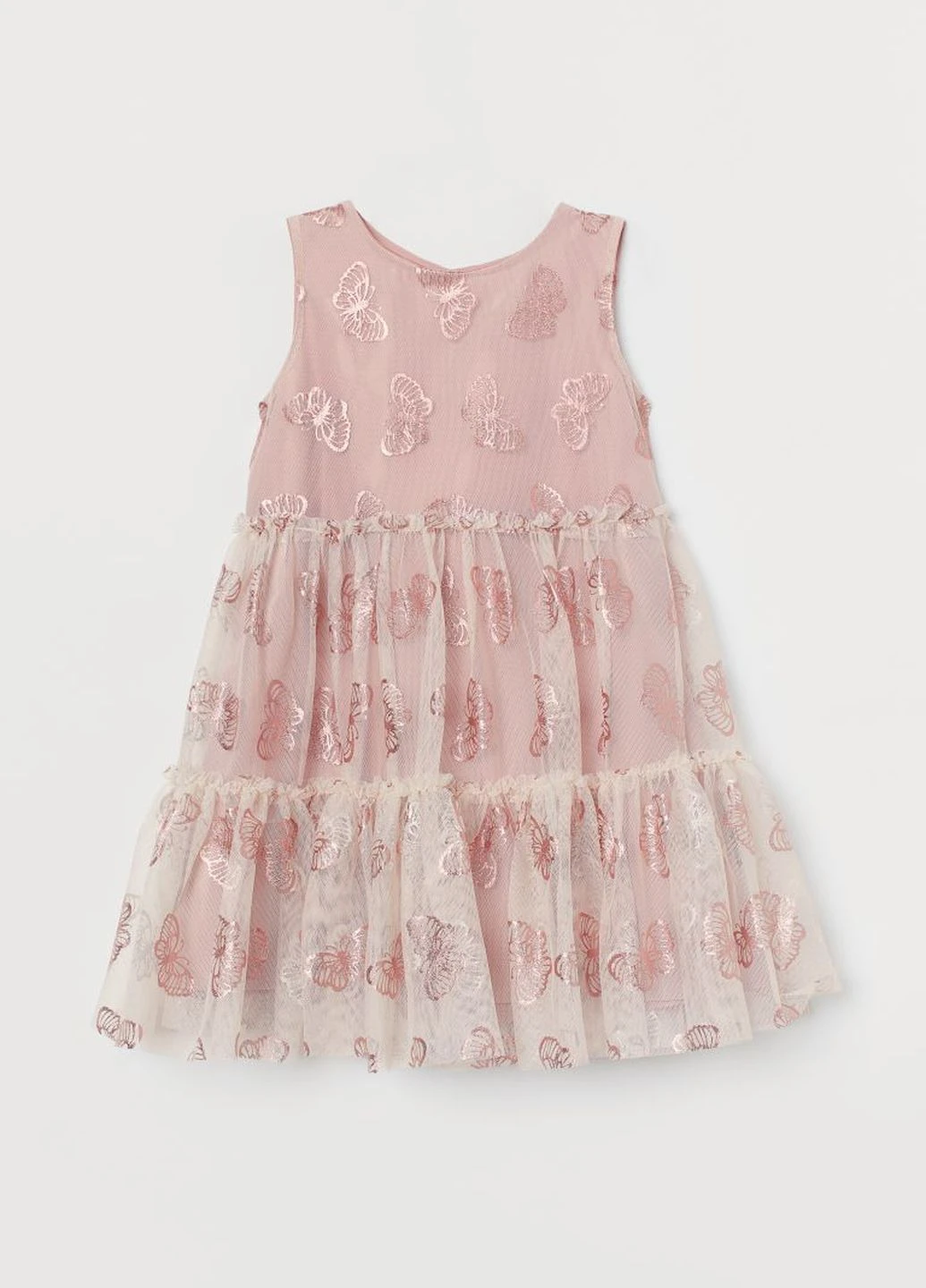 Пудровое платье H&M (223578306)