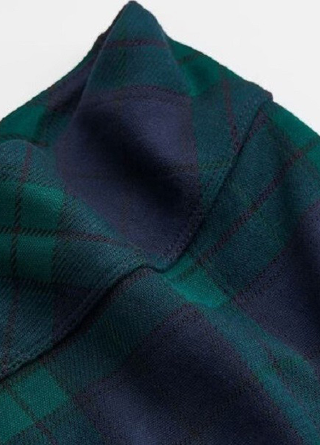 Зеленая кэжуал в клетку юбка H&M а-силуэта (трапеция)