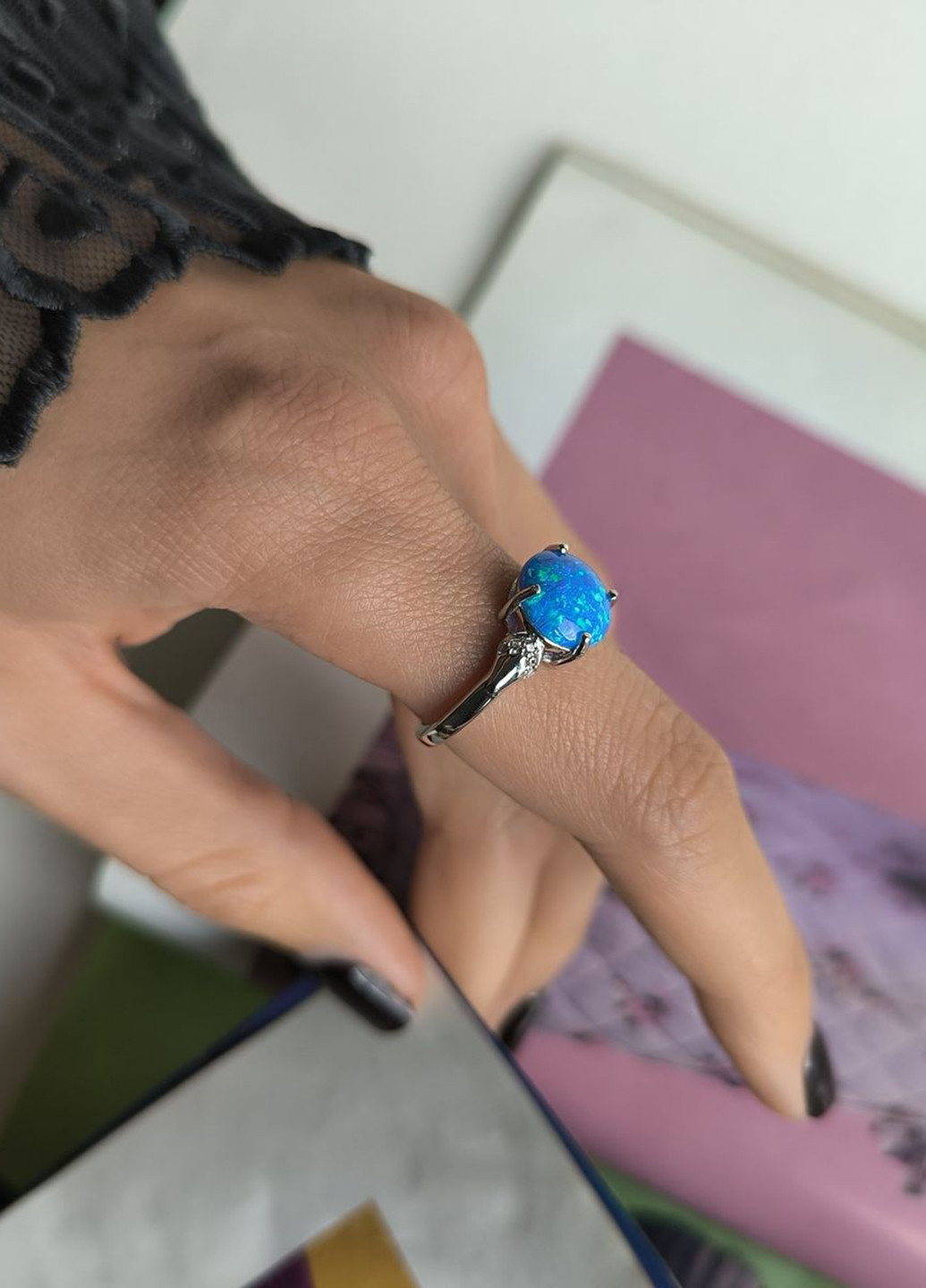 Каблучка Silver Flame (369649246)