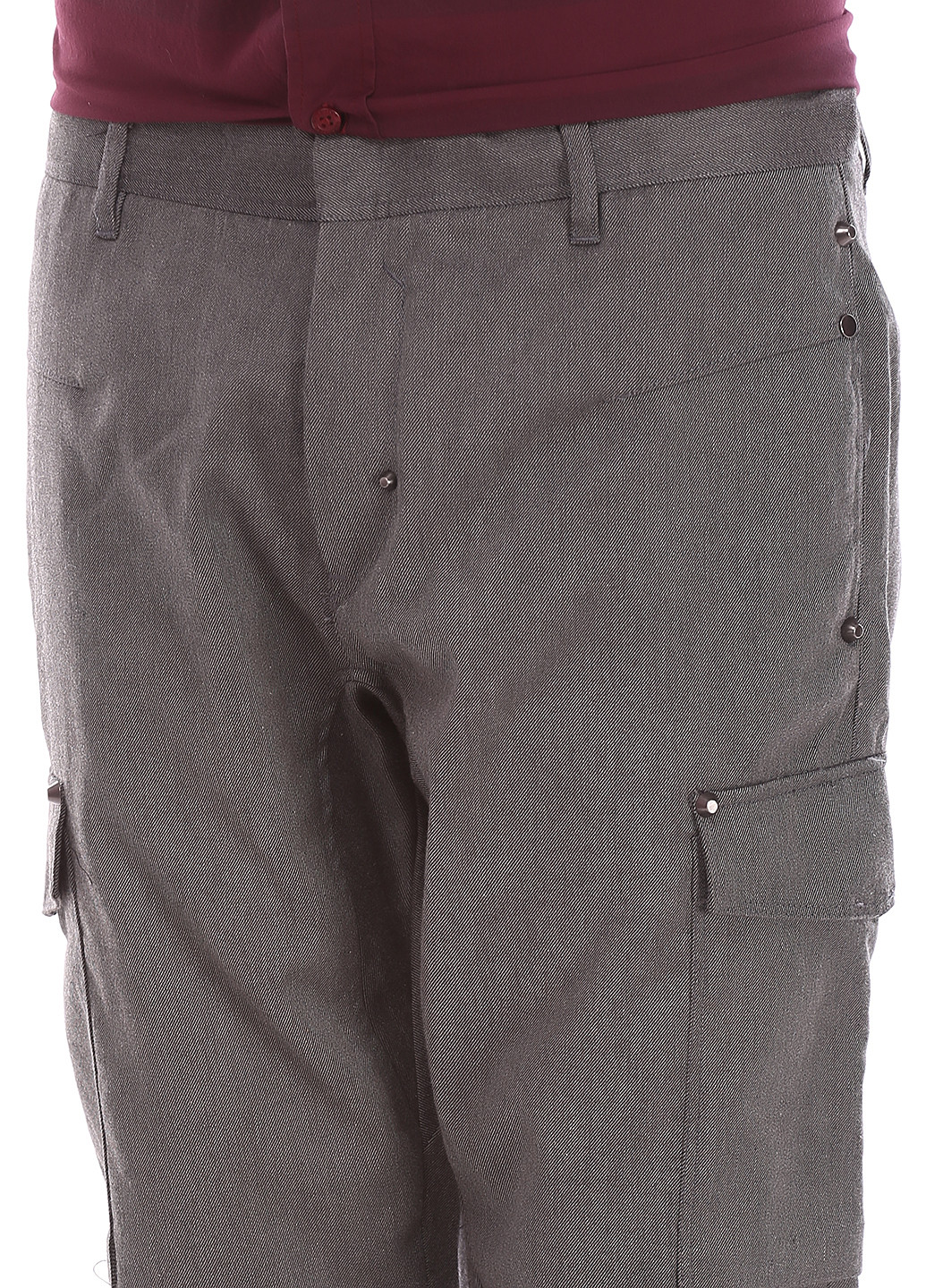 Серые кэжуал демисезонные прямые брюки Antony Morato