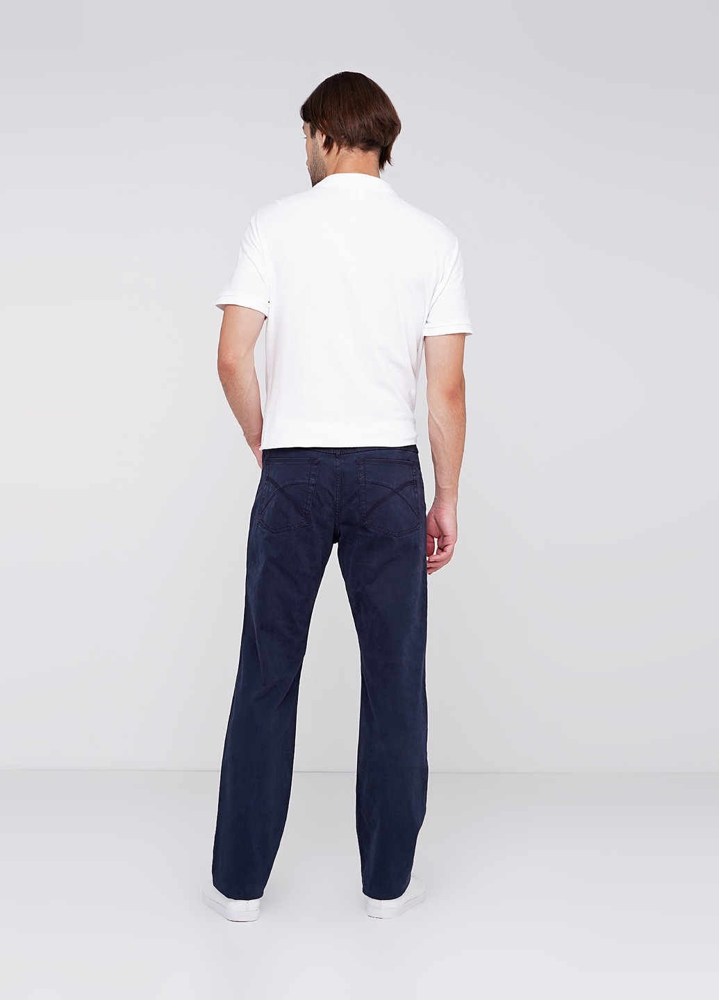 Синие классические демисезонные брюки Lagrand