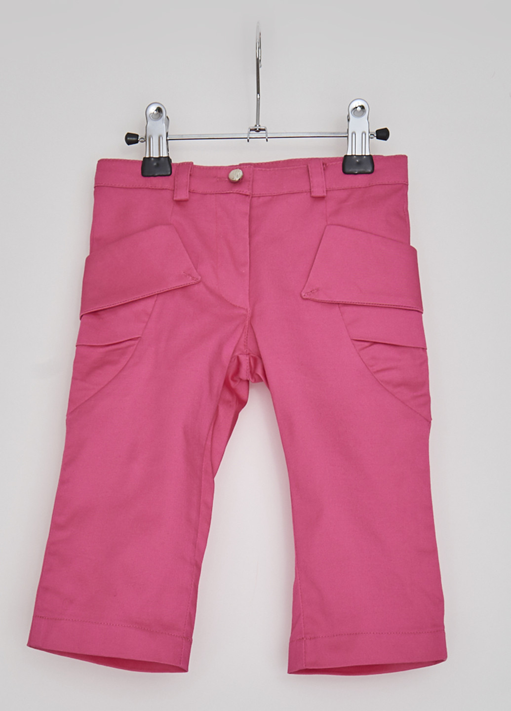 Розовые кэжуал летние прямые брюки Mandarino