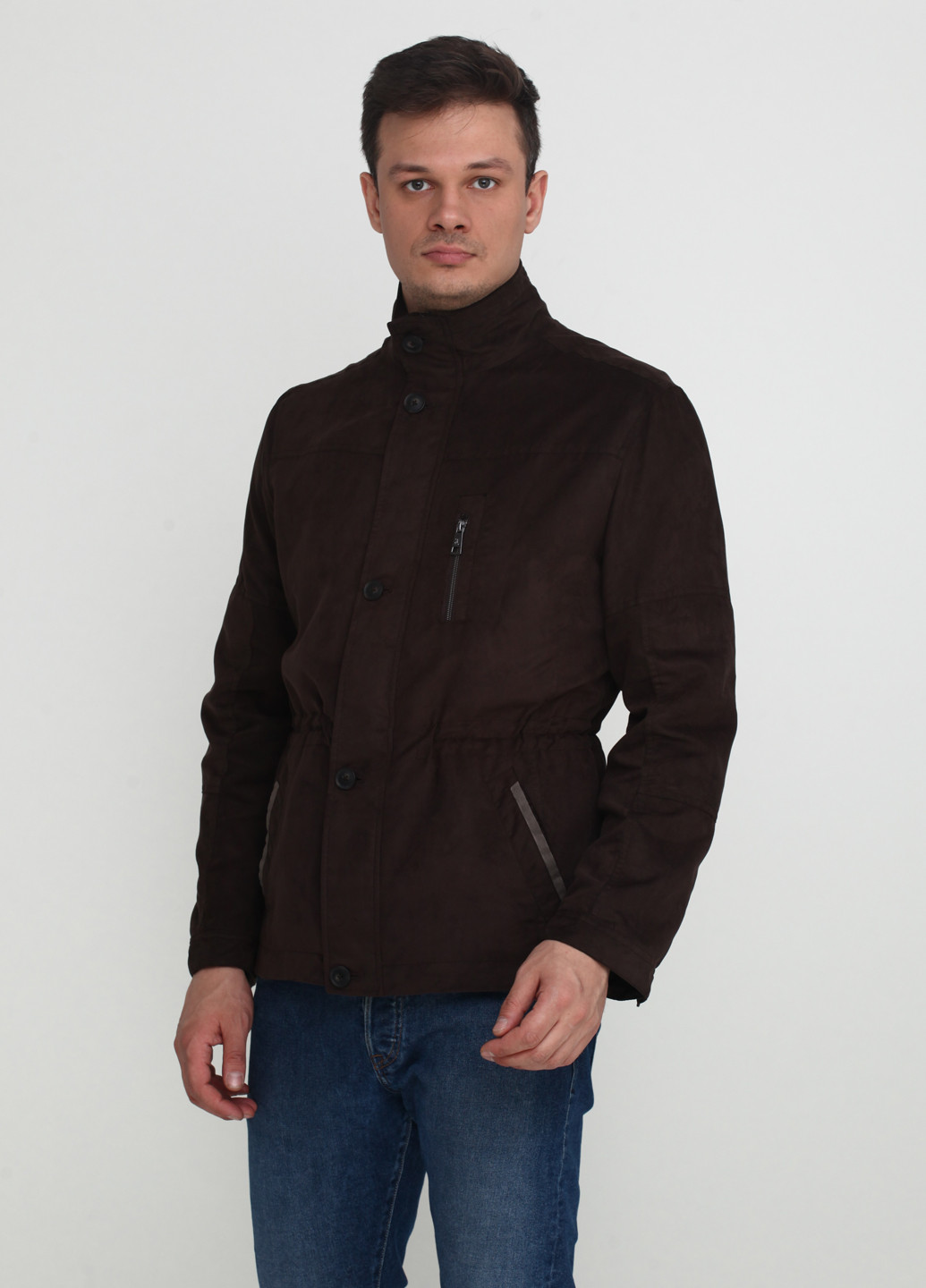 Темно-коричневая демисезонная куртка Tomas Goodwin