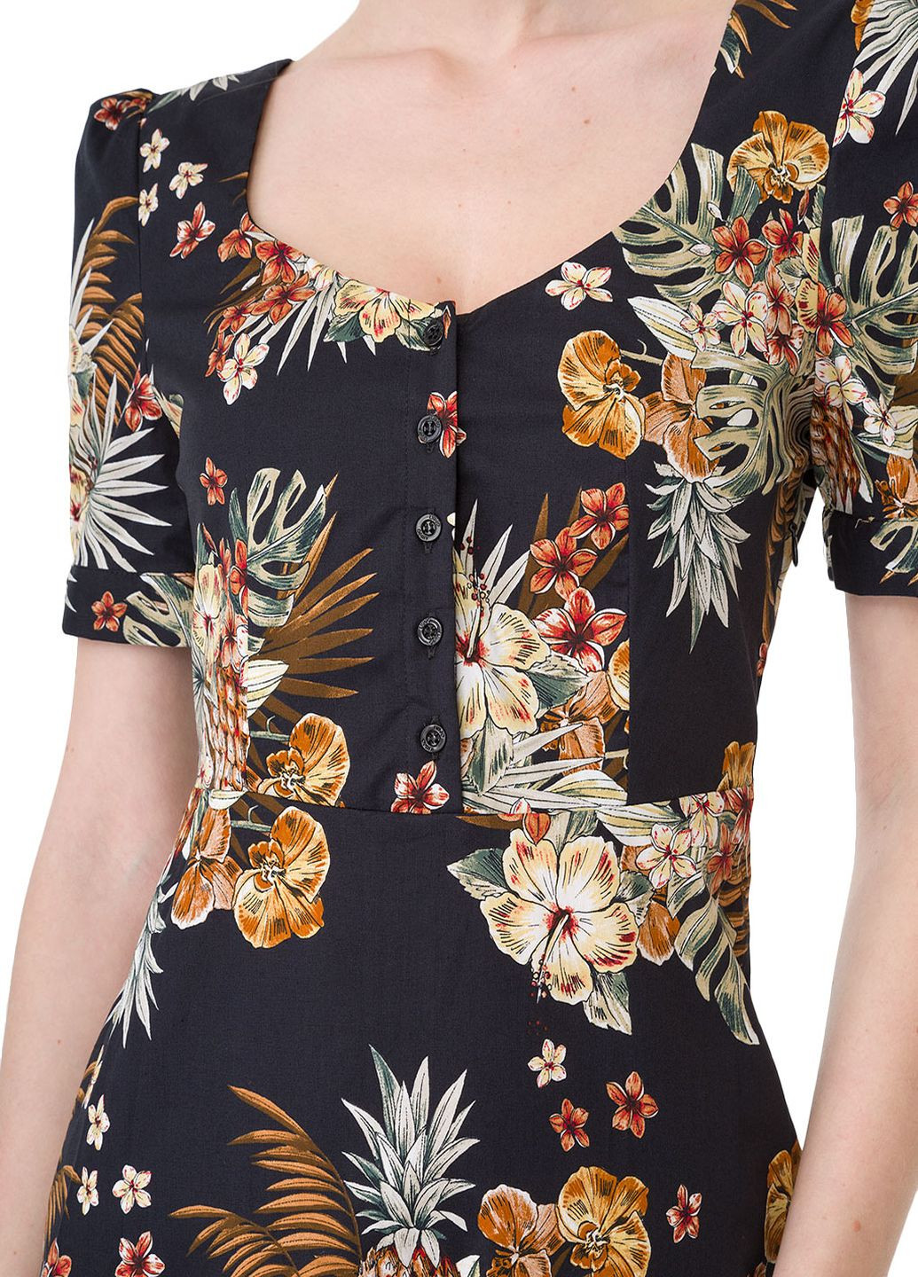 Комбінована кежуал плаття, сукня Liu Jo з квітковим принтом