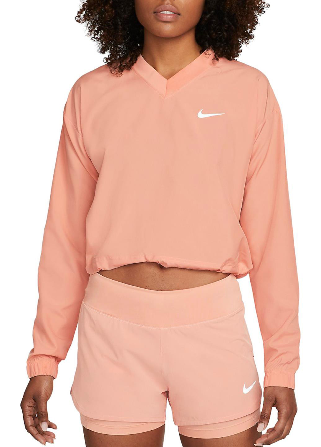 Персиковий світшот dm7775-824 Nike однотонний вишивка (319353100)