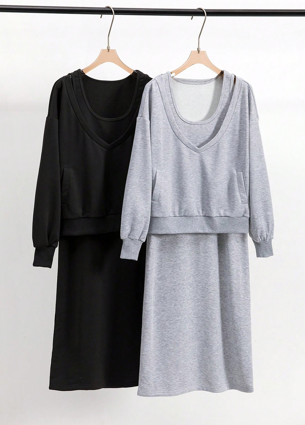 Костюм (2 шт.)(майка, худи, спідниця) SHEIN (330817762)