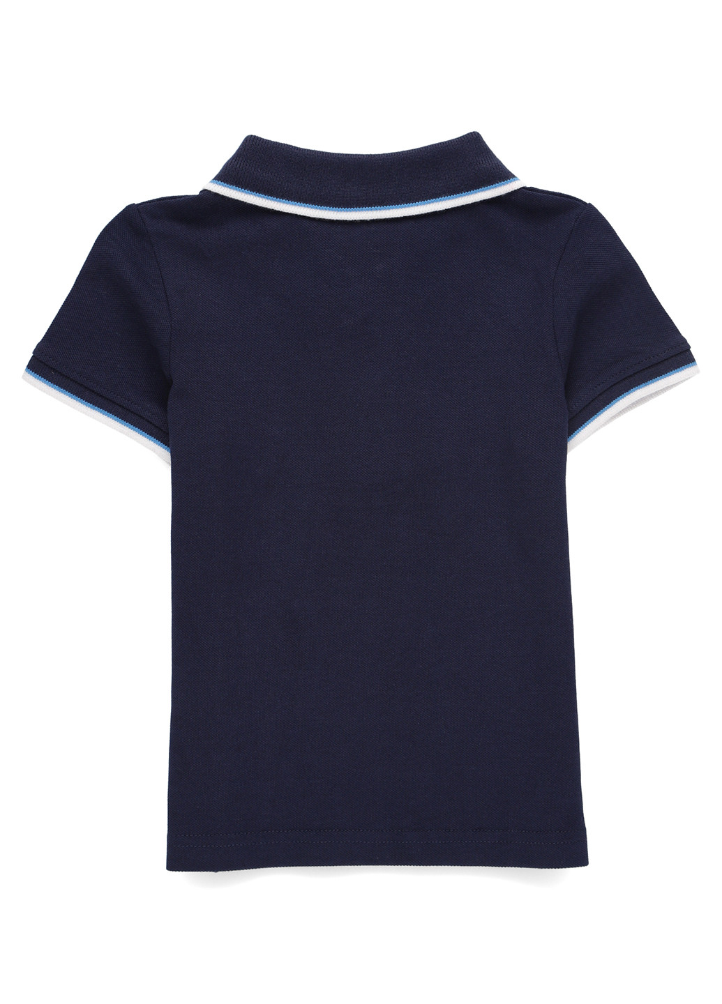 Темно-синяя детская футболка-поло для мальчика C&A однотонная