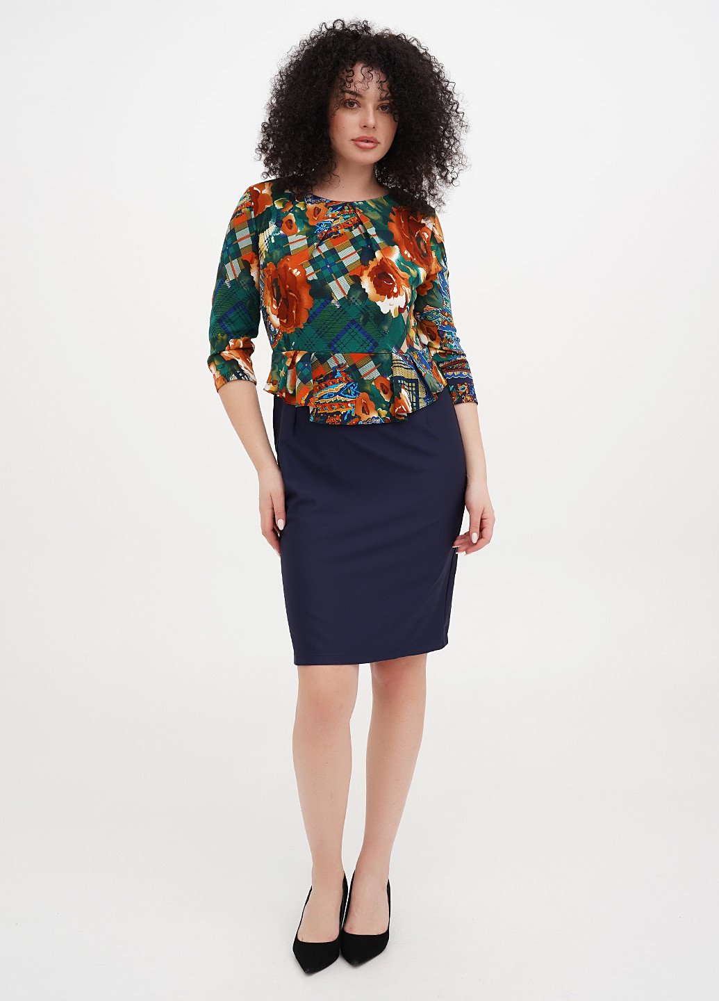 Зелена кежуал сукня Imperial з квітковим принтом