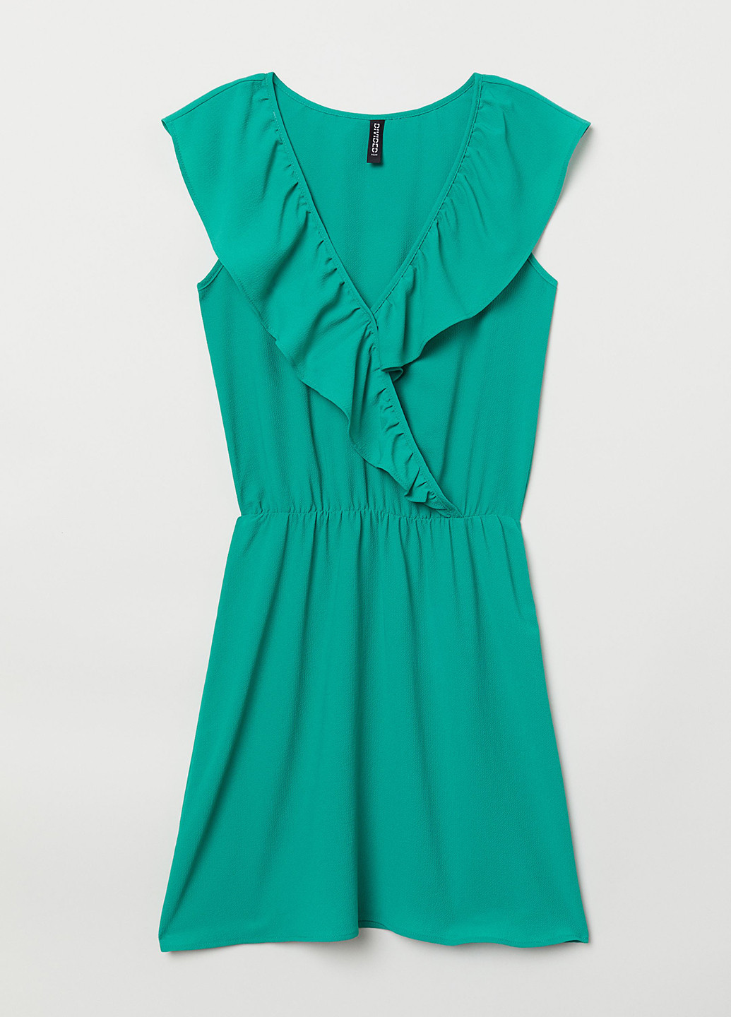 Зелена кежуал сукня H&M однотонна
