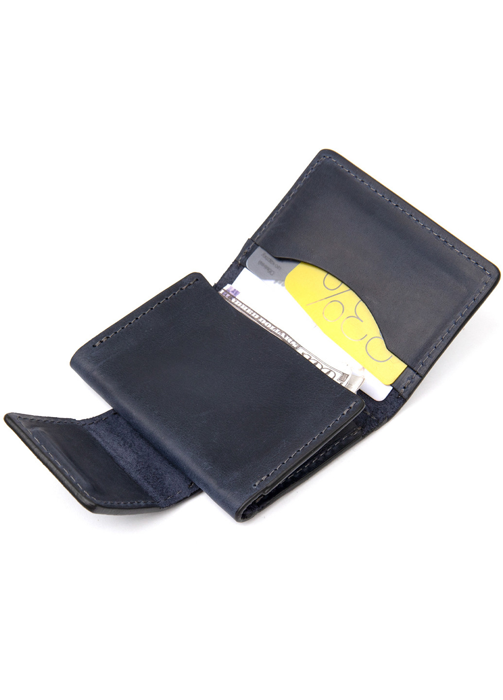 Кожаная визитница 7х10х1,5 см Grande Pelle (252414396)