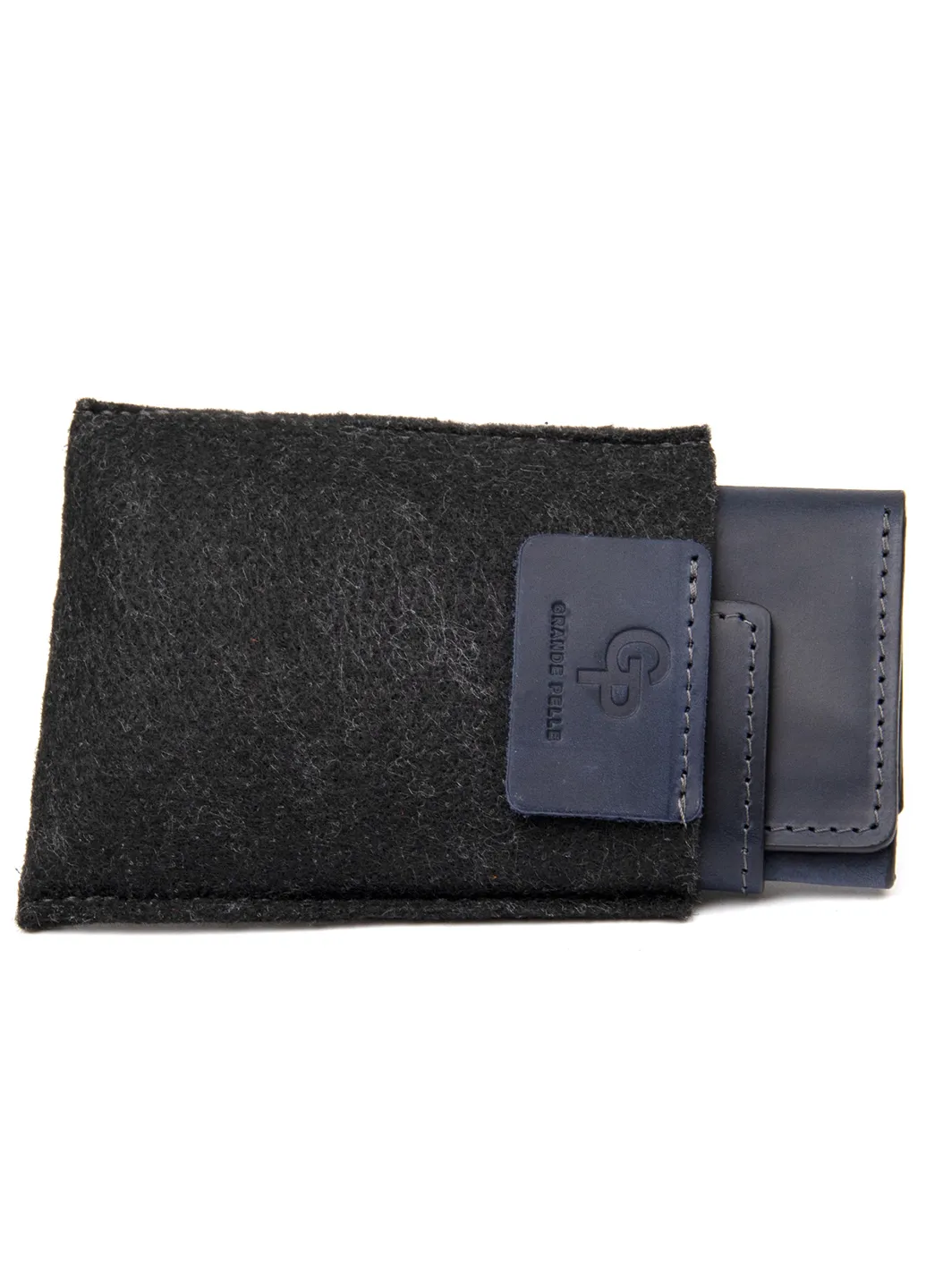 Кожаная визитница 7х10х1,5 см Grande Pelle (252414396)