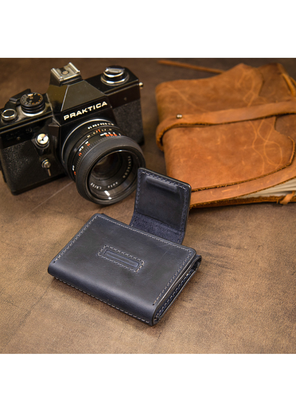 Кожаная визитница 7х10х1,5 см Grande Pelle (252414396)