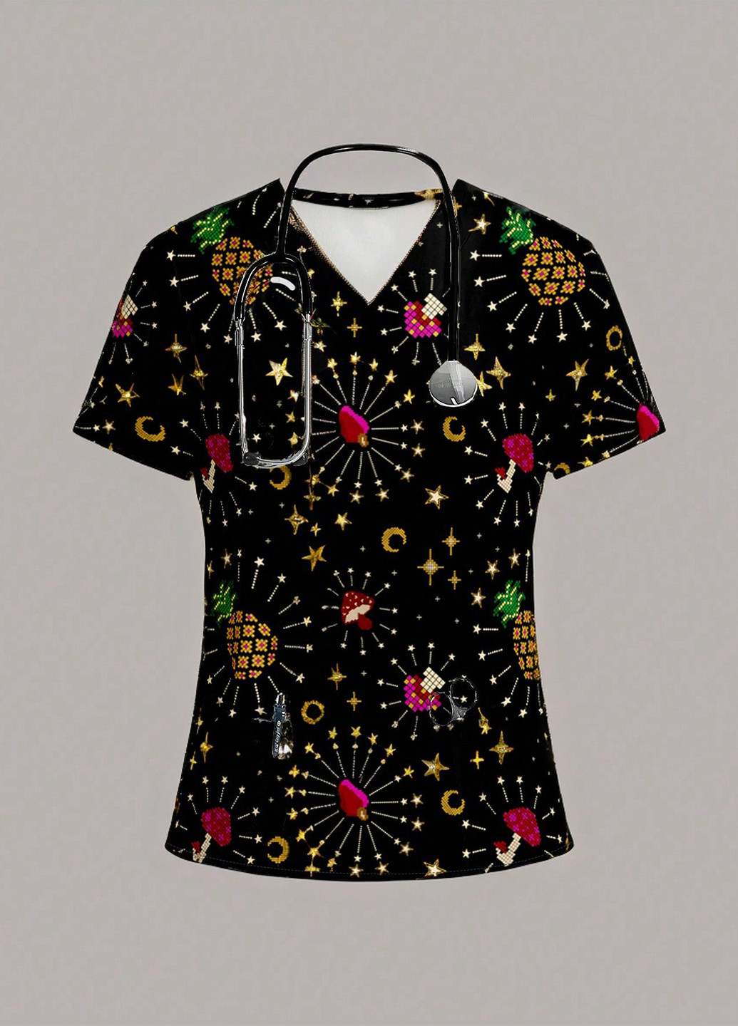 Чёрная блуза SHEIN