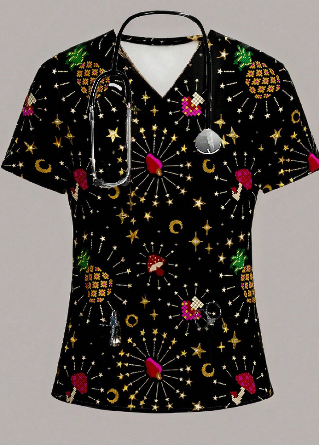 Чёрная блуза SHEIN