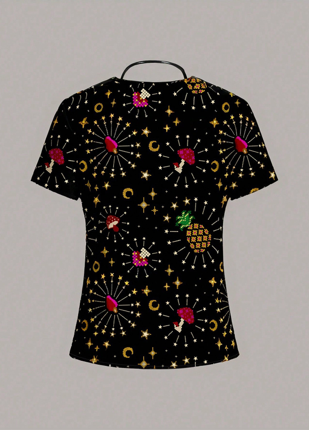 Чёрная блуза SHEIN