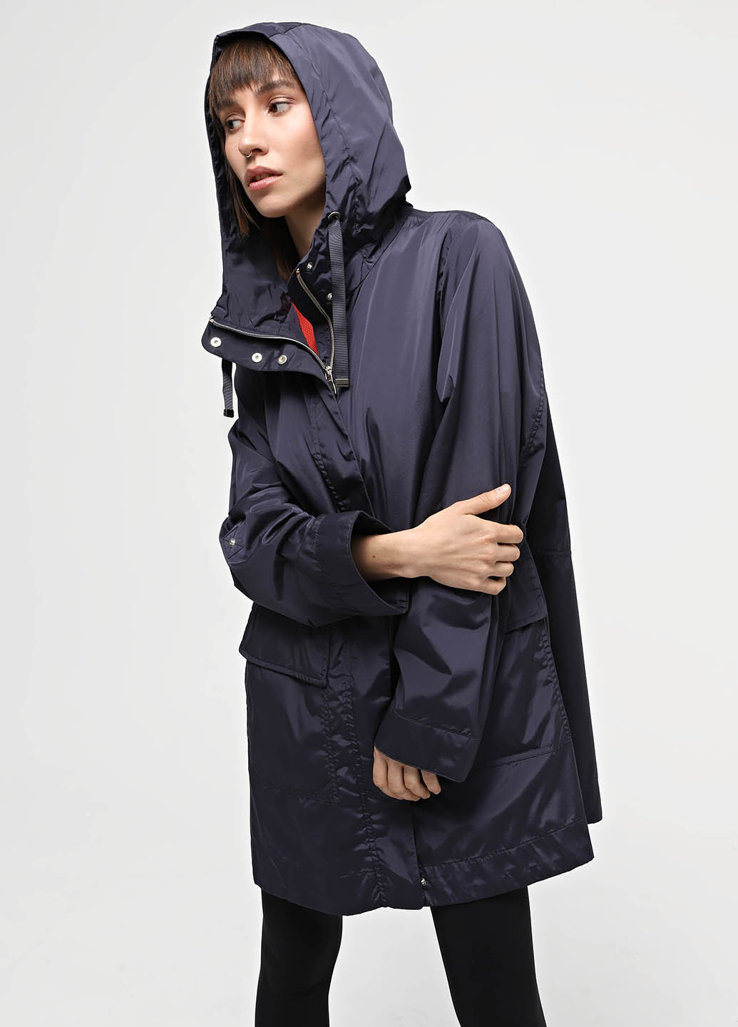 Темно-синяя демисезонная куртка Geox