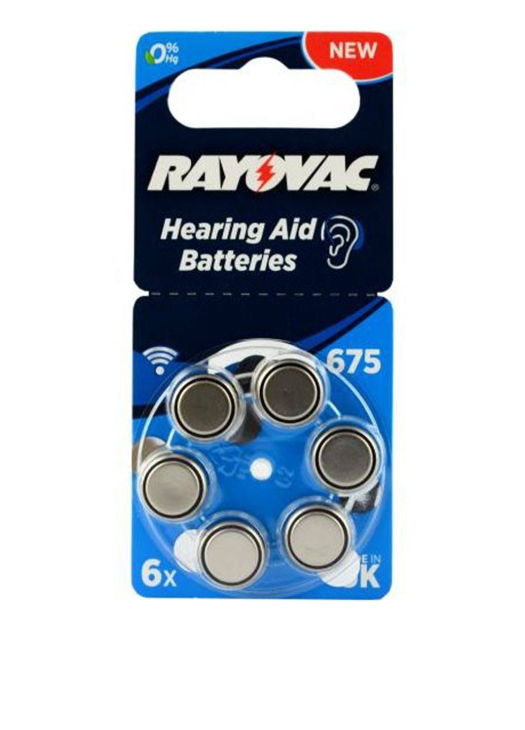 Батарейки для слуховых аппаратов 675 PR44 Rayovac (186425753)