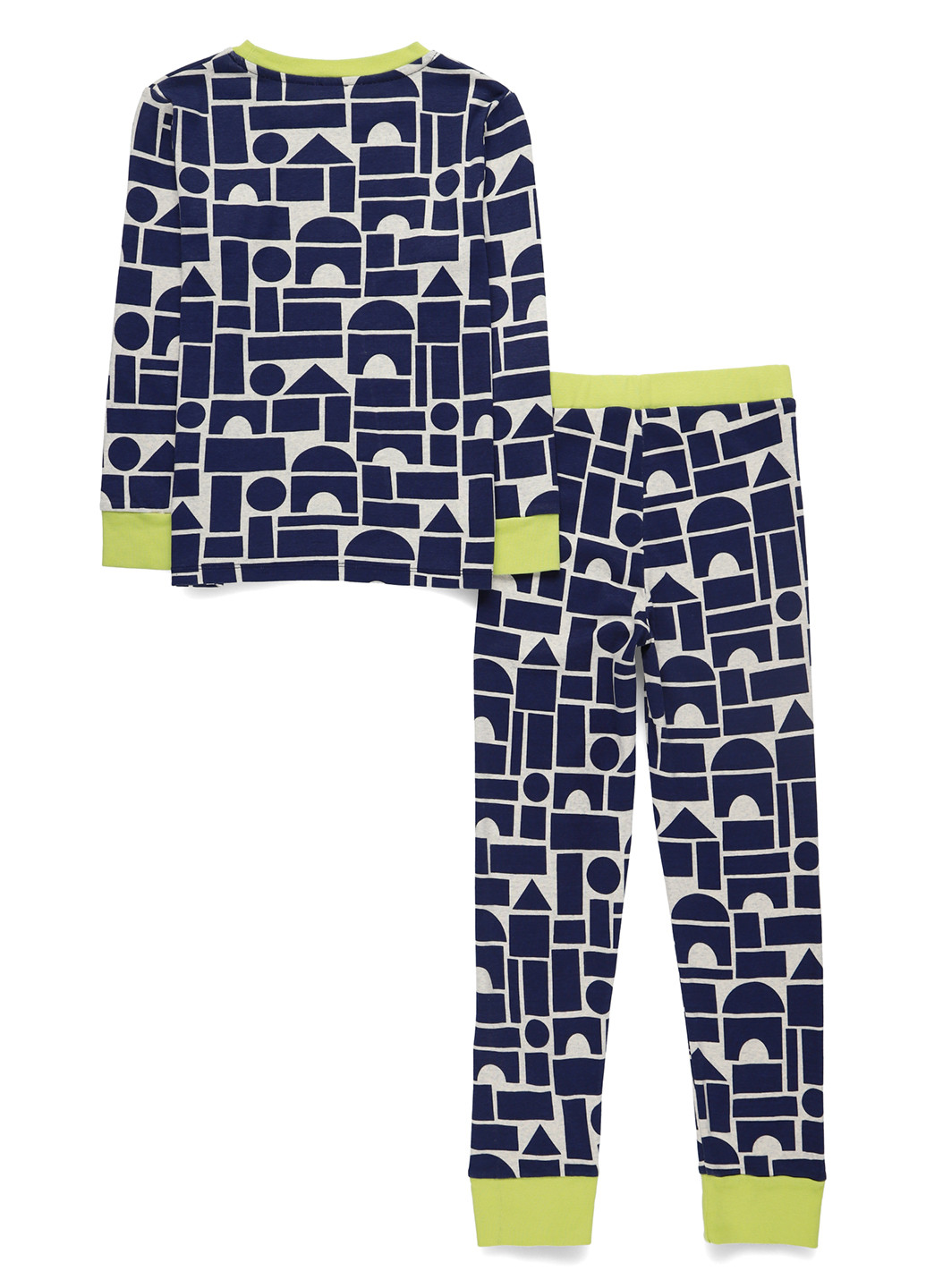 Темно-синяя всесезон пижама (лонгслив, брюки) лонгслив + брюки Cos