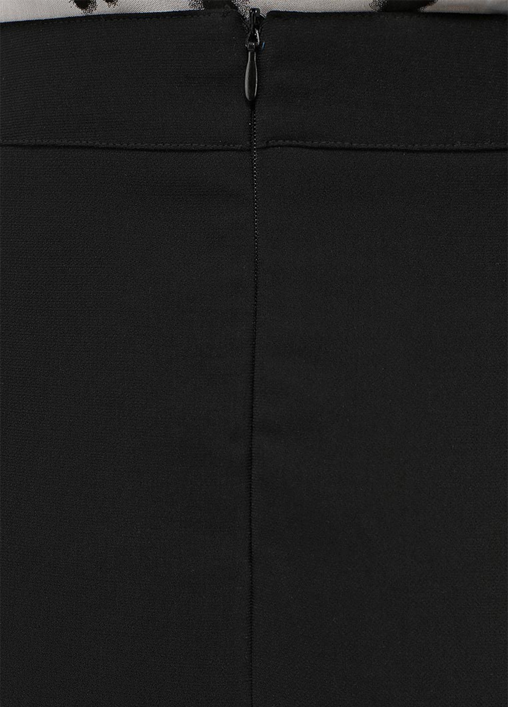 Черная кэжуал однотонная юбка Savage