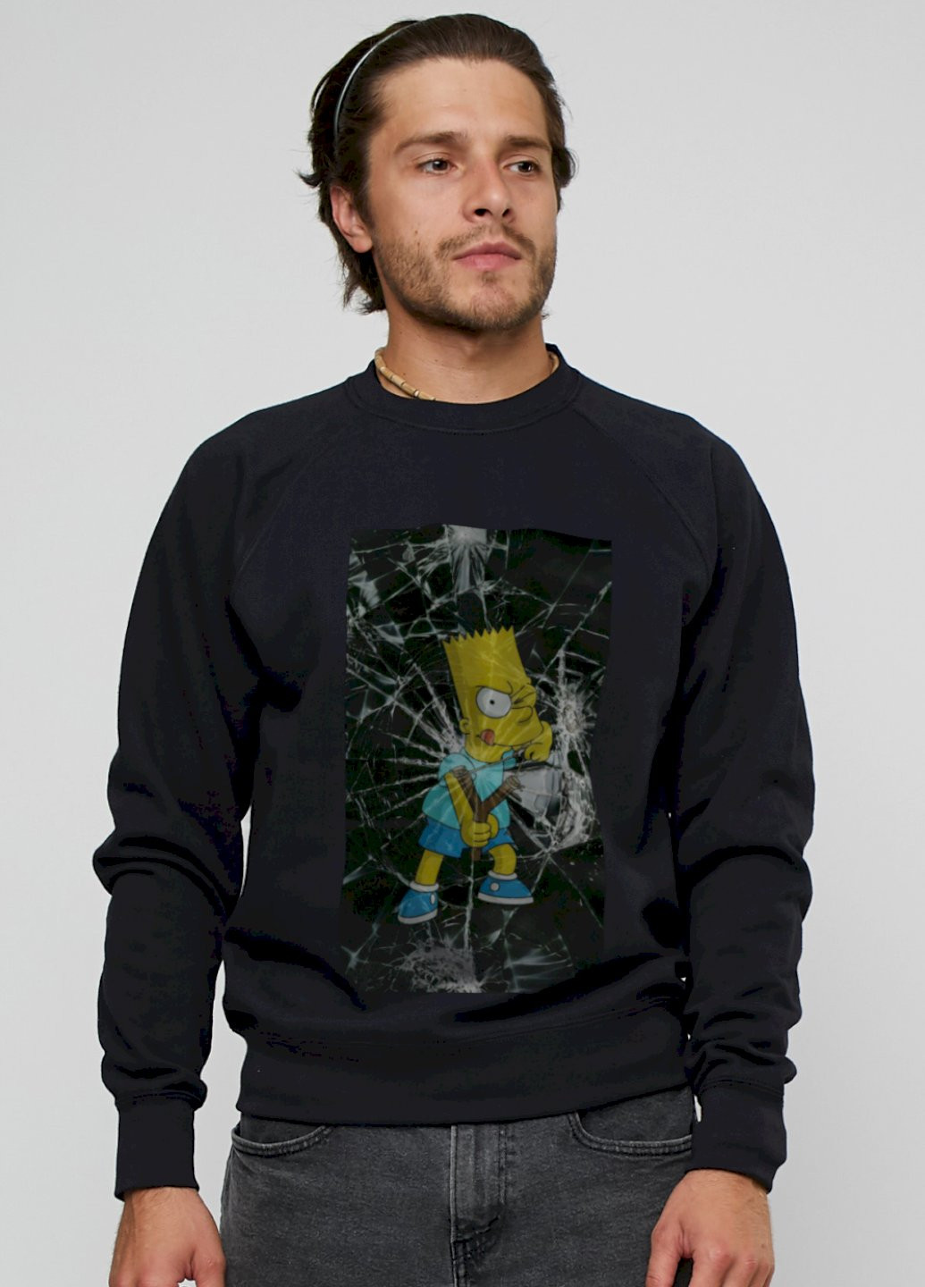 Чорний світшот YAPPI (198688869)