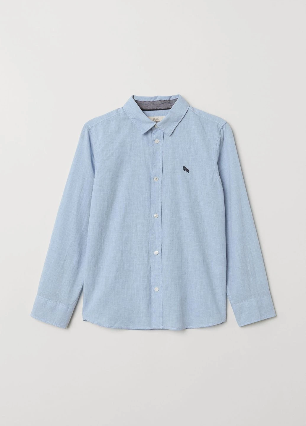 Голубой кэжуал рубашка H&M