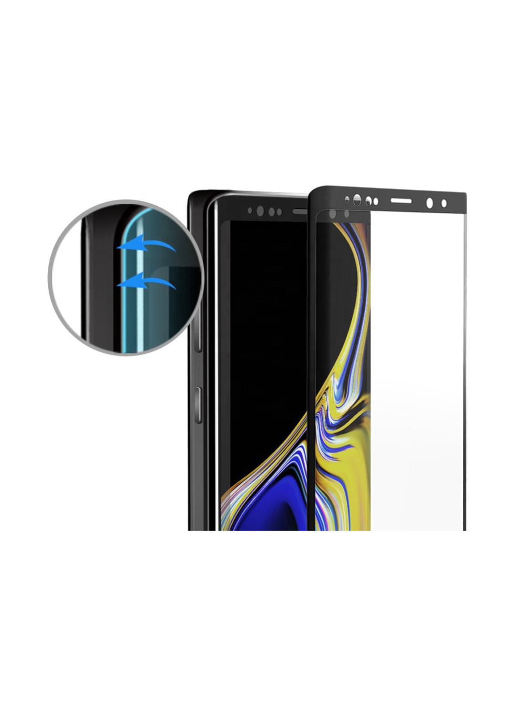 Защитное стекло Full Glue & Cover для Samsung Galaxy Note 8 SM-N950 Black (703309) Zifriend Full Glue & Cover для Samsung Galaxy Note 8 SM-N950 Black (703309) (140274269)