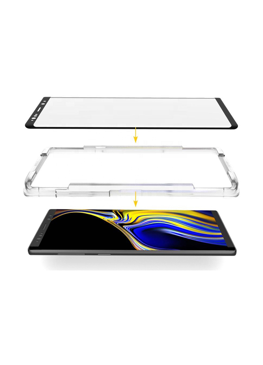 Защитное стекло Full Glue & Cover для Samsung Galaxy Note 8 SM-N950 Black (703309) Zifriend Full Glue & Cover для Samsung Galaxy Note 8 SM-N950 Black (703309) (140274269)
