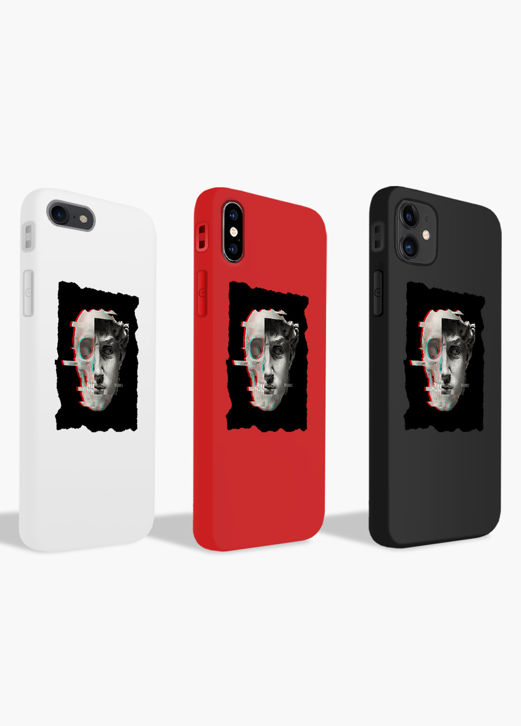 Чехол силиконовый Apple Iphone X Давид Ренессанс (David Renaissance) (6129-1585) MobiPrint (219490530)
