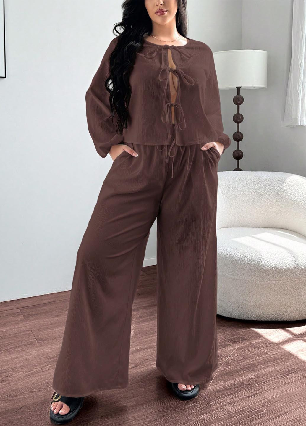 Костюм (блуза, штани) SHEIN (345558544)