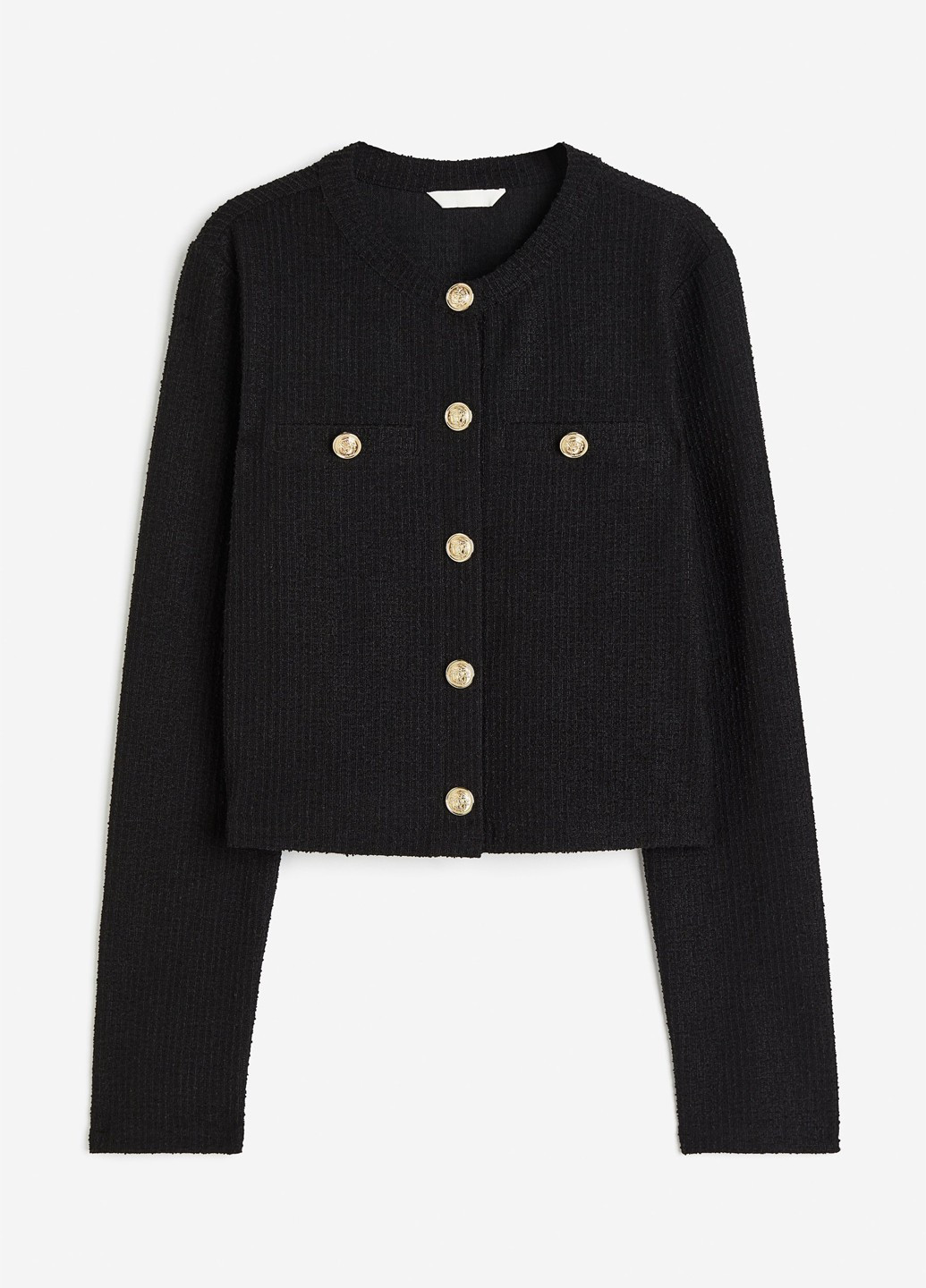 Черный демисезонный кардиган H&M