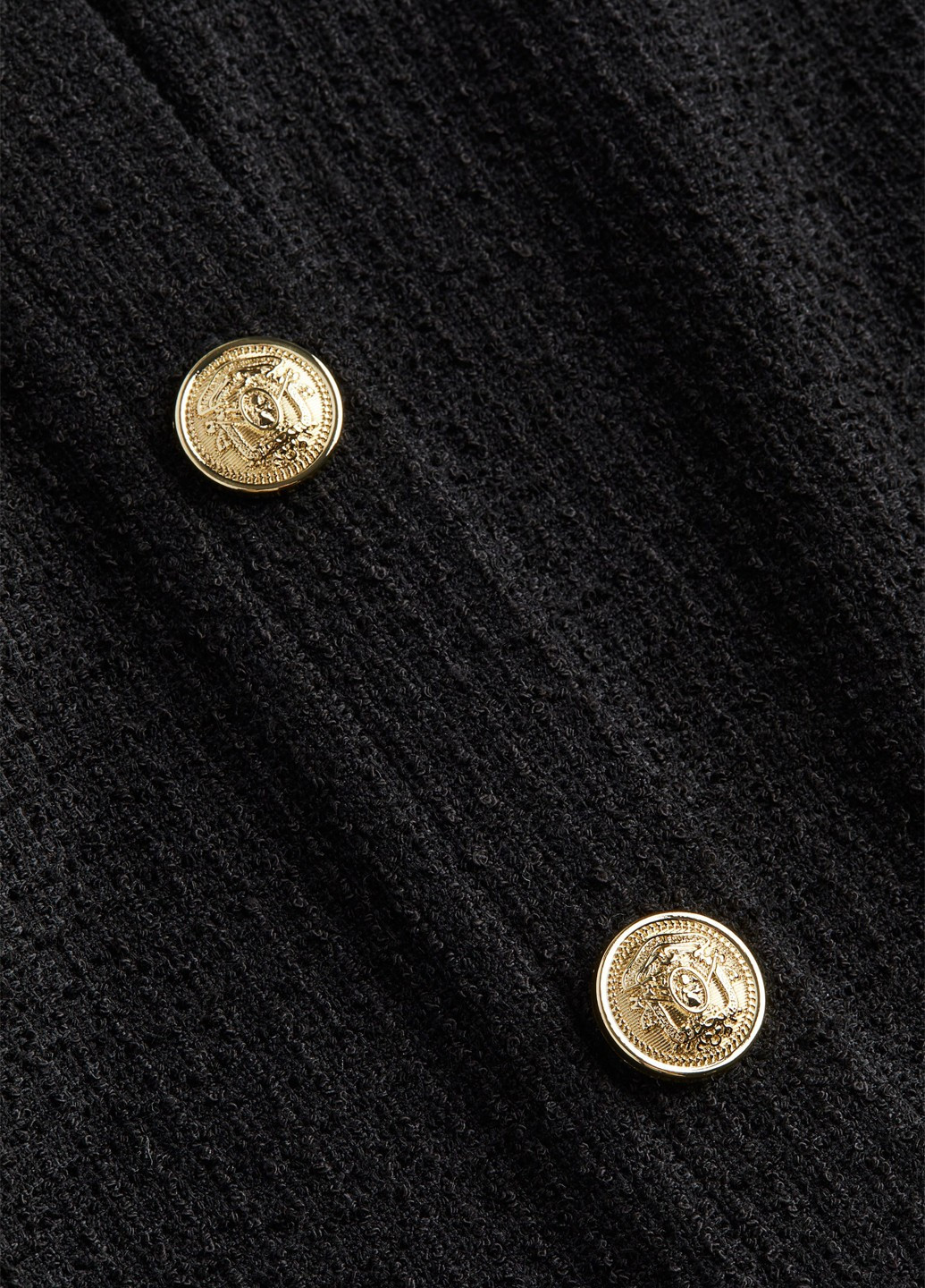 Черный демисезонный кардиган H&M