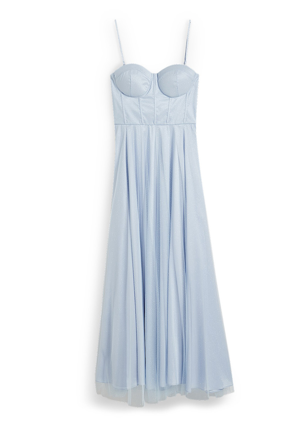 Блакитна святковий сукня кльош C&A однотонна