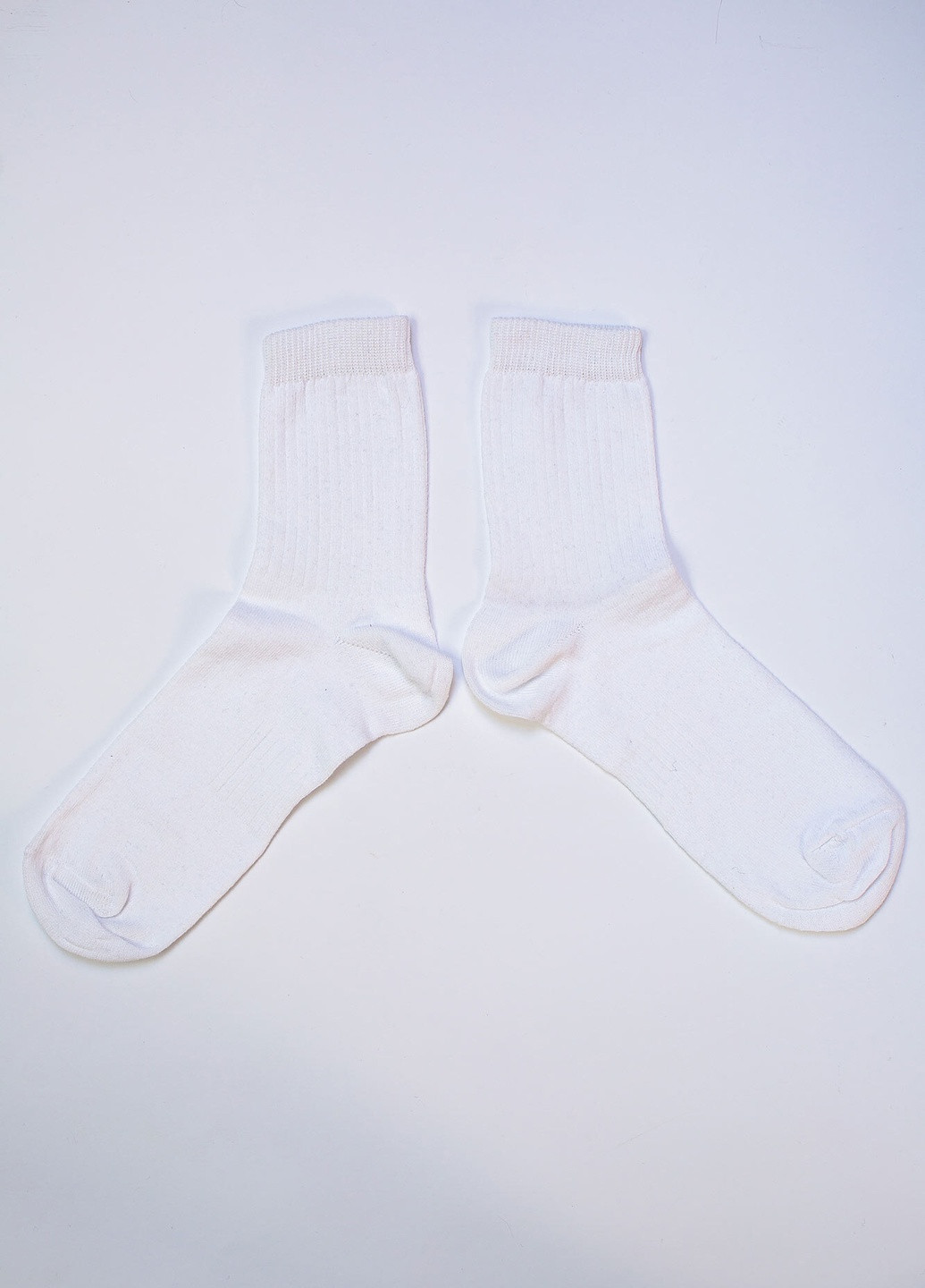 Шкарпетки Full Without однотонні білі кежуали