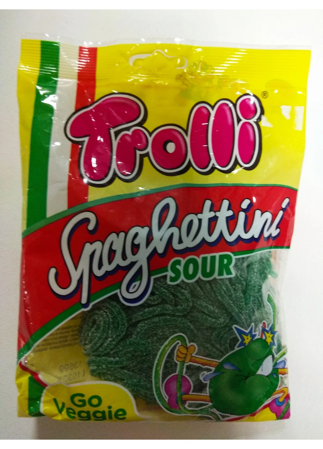 Желейні цукерки Spaghettini яблуко Trolli (212088567)
