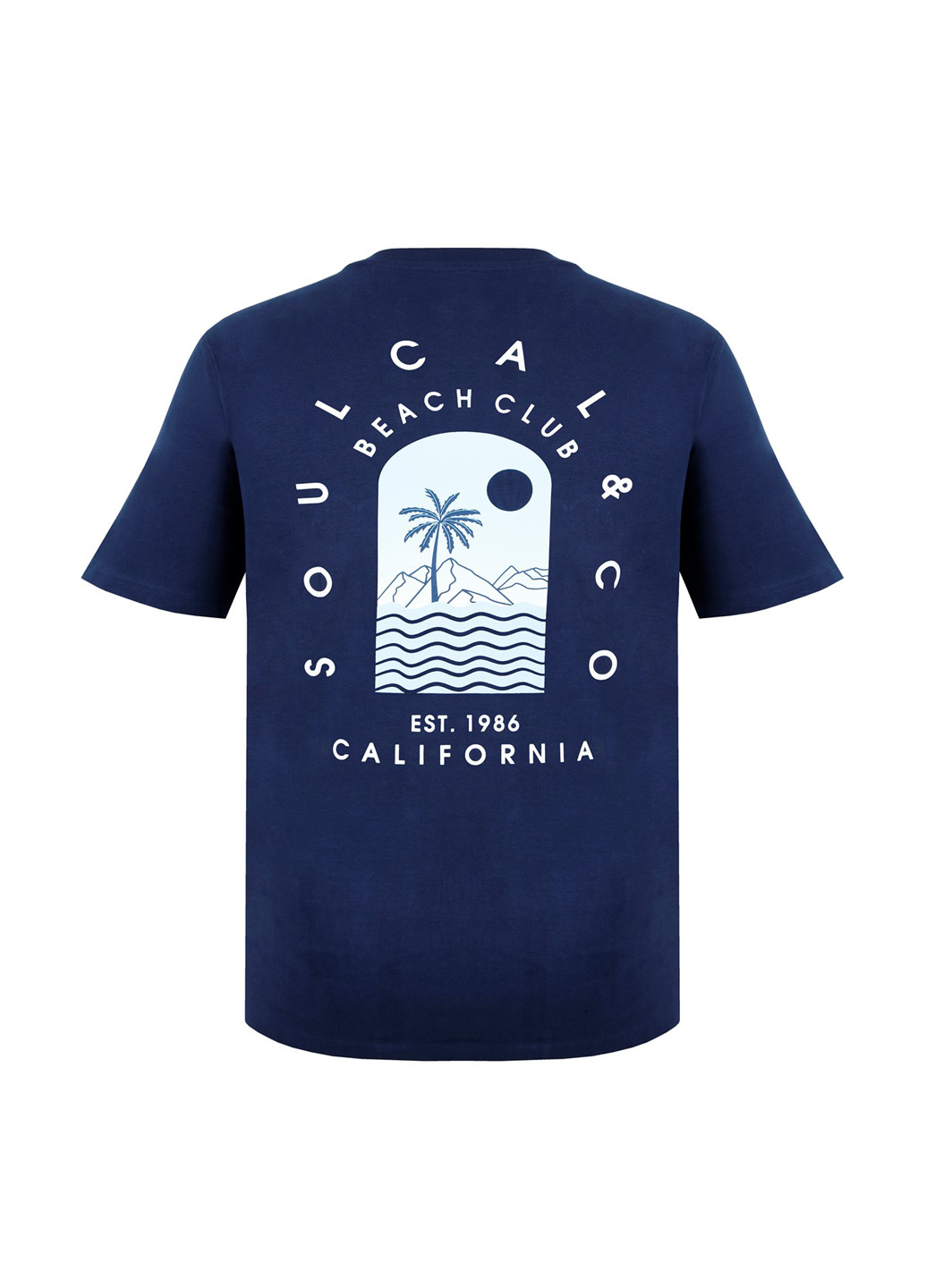 Темно-синя футболка Soulcal & Co