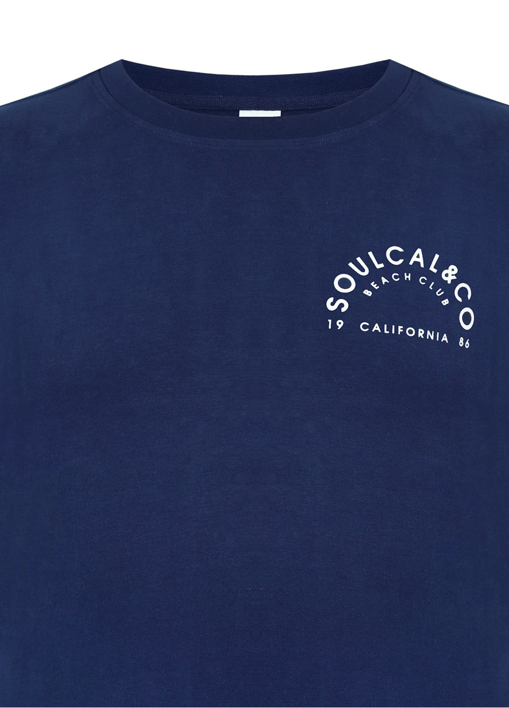 Темно-синя футболка Soulcal & Co