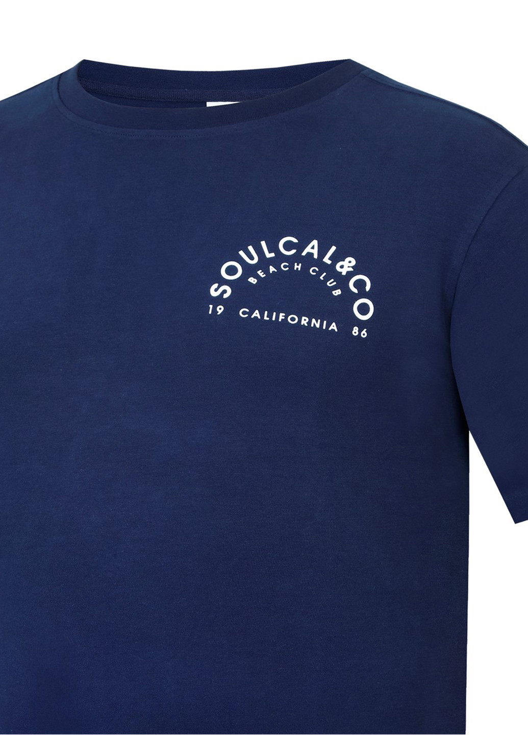 Темно-синя футболка Soulcal & Co